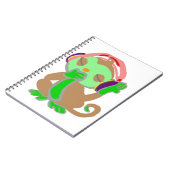 小さい緑猿 ノートブック (左側)