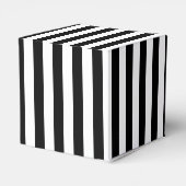 小さい縦黒のストライプ フェイバーボックス (裏面サイド)