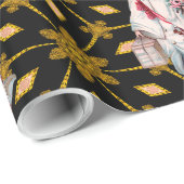 小さい羊飼いの男の子のビクトリア時代の人のクリスマス ラッピングペーパー (ロールコーナー)