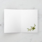 小さい聖者のハンバーグの日女の子の挨拶状 カード (内部)