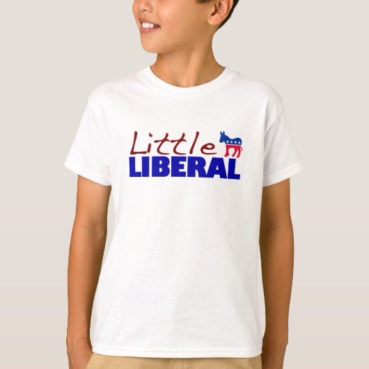 小さい自由主義者 Tシャツ (正面)
