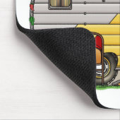 小さい西部のキャンピングカートレーラー マウスパッド (コーナー)