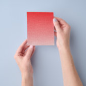 小さい赤と白正方形の背景 チラシ (手)