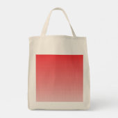 小さい赤と白正方形の背景 トートバッグ (裏面)