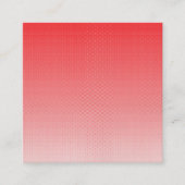 小さい赤と白正方形の背景 ロイヤリティカード (正面)