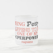 小さい超出力 フロストグラスマグカップ (中央)