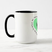 小さい足が余りにありません マグカップ (左)