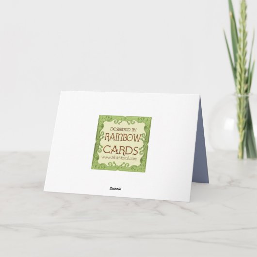 小さい足ブルー 案内状 (裏面)