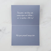 小さい足ブルー 案内状 (内部)