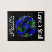 小さい足跡の地球 ジグソーパズル (横)