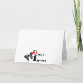 小さい足 カード (裏面)