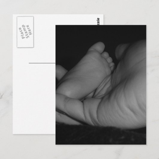 小さい足 ポストカード (正面/裏面)