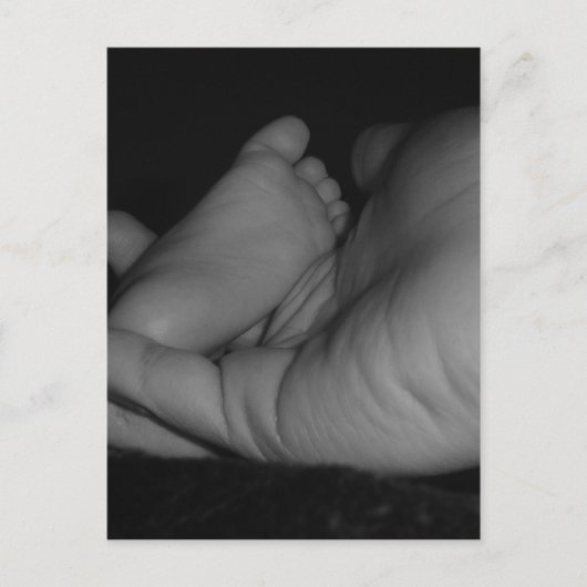 小さい足 ポストカード (正面)