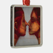 小さい鏡の双生児2003-07年 メタルオーナメント (右)