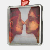 小さい鏡の双生児2003-07年 メタルオーナメント (左)