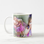 小さい願いはマグを与えました コーヒーマグカップ (左)