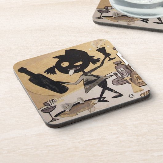 小さい飲 コースター (左側)