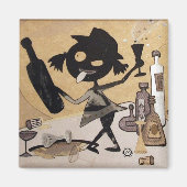 小さい飲 マグネット (正面)