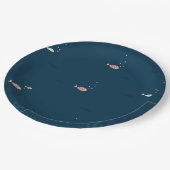 小さい魚のパーティーの供給の紙皿 ペーパープレート (アングル)