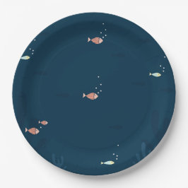 小さい魚のパーティーの供給の紙皿 ペーパープレート
