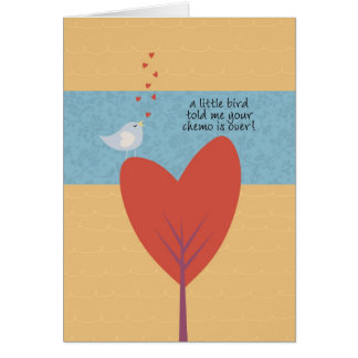 小さい鳥はあなたのChemoが終わることを私に告げました!