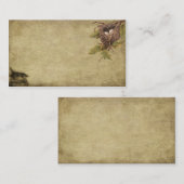 小さい鳥は及びきちんとした名刺の鳥の巣を採取します 名刺 (正面/裏面)