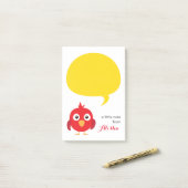 小さい鳥は私に|のポスト・イットを告げました ポストイット (デスク上)