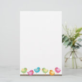 小さい鳥 便箋 (スタンド正面)