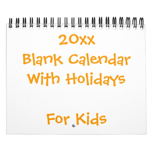 小さい黄色のカ空白のレンダー子供へ カレンダー (カバー)