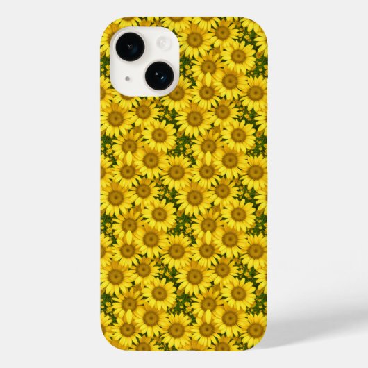小さい黄色のデイジーの電話ケース Case-Mate iPhoneケース (裏面)