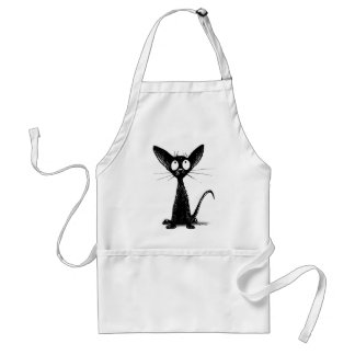小さい黒猫 スタンダードエプロン