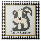 小さい鼻摘みもののおもしろいの漫画のタイル タイル (正面)