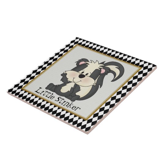 小さい鼻摘みもののおもしろいの漫画のタイル タイル (側面)