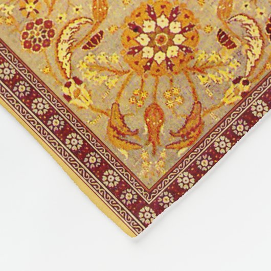 小さい1人洗い可能ムスリム祈りの言葉ラグ30"x40" フリースブランケット (角)