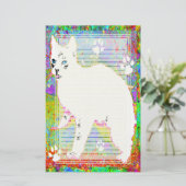 小さい1春によって並べられる文房具 便箋 (スタンド正面)