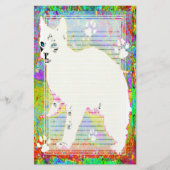 小さい1春によって並べられる文房具 便箋 (正面)