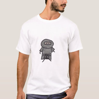 小さい1枚の忍者の女性の破壊されたTシャツ Tシャツ