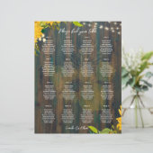 小さい16台の木製素朴ライトの座席表 (スタンド正面)