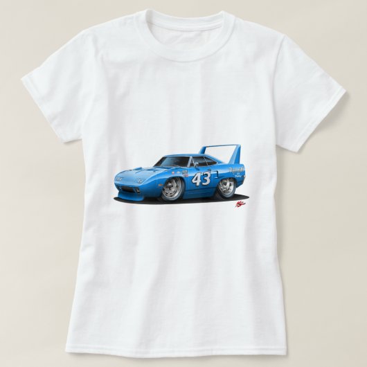 小さい1970年のナスカーSuperbird Tシャツ (デザイン正面)