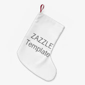 小さい2味方されたプリントに貯蔵するカスタムなクリスマス スモールクリスマスストッキング (正面 (吊り時))