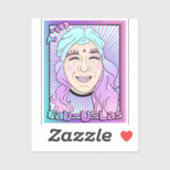 小さい2" x 2"カットカスタムビニールステッカー シール (シート)