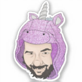 小さい2" x 2"カットカスタムビニールステッカー シール (正面)