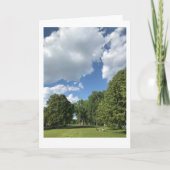 小さい4" x 5.6インチ折りたたみグリーティングカード カード (正面)