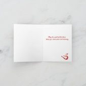 小さい4" x 5.6インチ折りたたみグリーティングカード カード (内部)