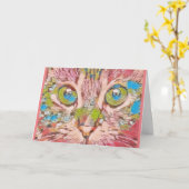 小さい4" x 5.6インチ折りたたみグリーティングカード カード (黄色い花)