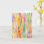 小さい4" x 5.6インチ折りたたみグリーティングカード カード (黄色い花)