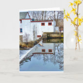 小さい4" x 5.6インチ折りたたみグリーティングカード カード (黄色い花)