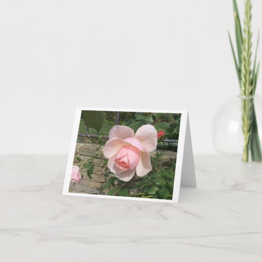 小さい4" x 5.6インチ折りたたみグリーティングカード サンキューカード (正面)