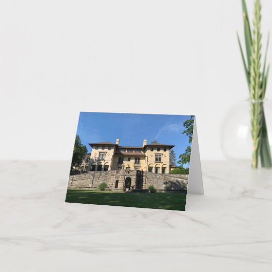 小さい4" x 5.6インチ折り畳みグリーティングカード サンキューカード (正面)