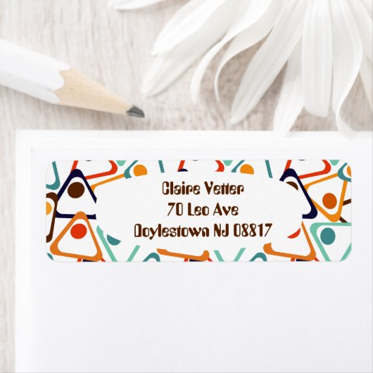 小さい70s三角形 ラベル (インサイチュ)